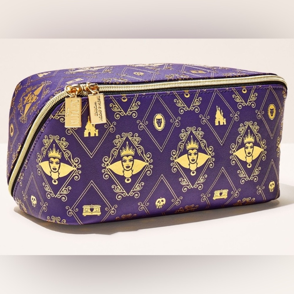 bath and body works evil queen Purple and Gold Cosmetic Bag